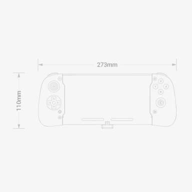 Kompatibel med Nintendo Switch/Switch OLED spillkontroller Gamepad Turbo