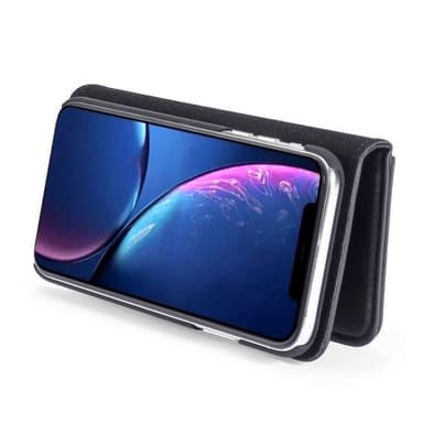 DG.MING iPhone 11 Split Lommebok-deksel I Lær - Svart