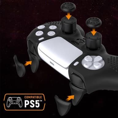 Playstation 5 PS5 kontrollbeskyttelse+vippedeksel utløsernøkkel