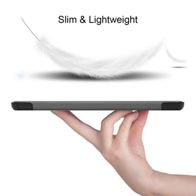 Slim Fit Dekseldeksel til Samsung Galaxy Tab S7 Plus/S8 Plus - Grå