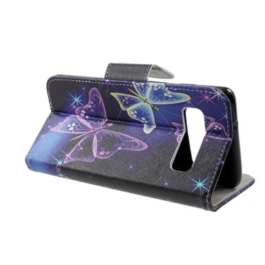 Samsung Galaxy S10+ Lommebok-deksel - Levende Sommerfugler