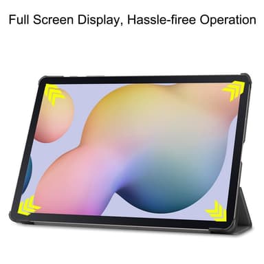 Slim Fit Dekseldeksel til Samsung Galaxy Tab S7 Plus/S8 Plus - Grå