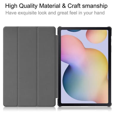 Slim Fit Dekseldeksel til Samsung Galaxy Tab S7 Plus/S8 Plus - Grå