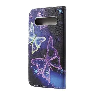 Samsung Galaxy S10+ Lommebok-deksel - Levende Sommerfugler