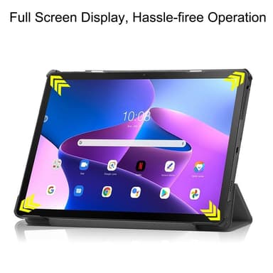 Tri-fold Deksel til Lenovo Tab M10 Plus Gen 3 - Grå