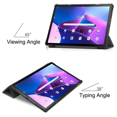 Tri-fold Deksel til Lenovo Tab M10 Plus Gen 3 - Grå