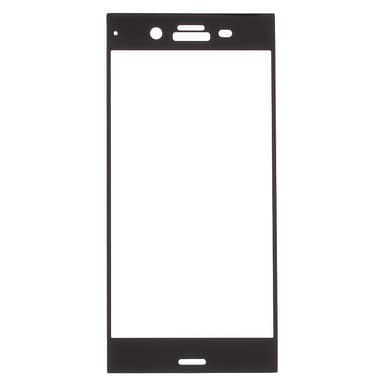 Sony Xperia XZ1 Herdet Glass Buet Heldeksel - Svart
