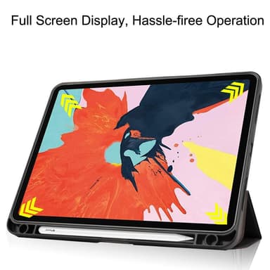Apple iPad Air (2020) (2022) Slim Fit Trifoldbart deksel - Svart