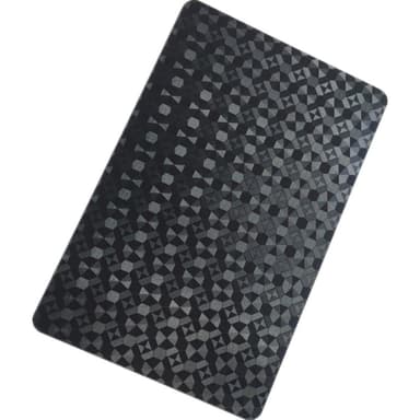 Svart plast PVC Poker vanntett spillkort kortdekk