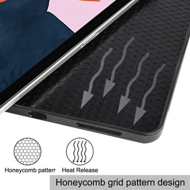 Apple iPad Air (2020) (2022) Slim Fit Trifoldbart deksel - Svart