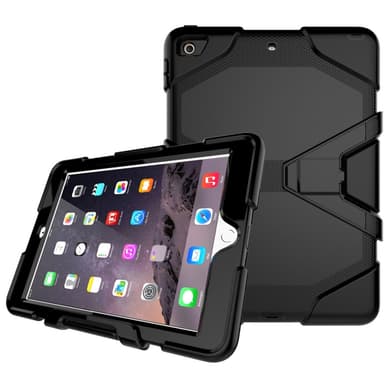 iPad 9.7 (2018) /iPad 9.7 (2017) Heavy Duty Armour Deksel - Svart