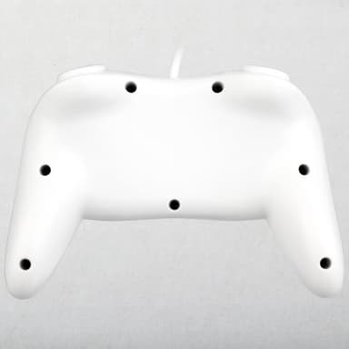 Gamepad kompatibel med Nintendo Wii, Wii U Controller 1.1m kabel - hvit