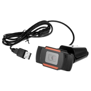 12MP Pixels HD 360 Webkamera USB PC Bærbar Kamera Svart