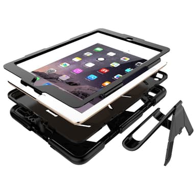 iPad 9.7 (2018) /iPad 9.7 (2017) Heavy Duty Armour Deksel - Svart