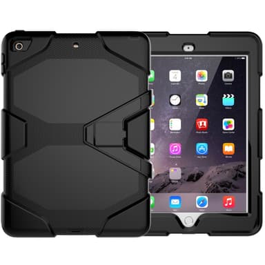 iPad 9.7 (2018) /iPad 9.7 (2017) Heavy Duty Armour Deksel - Svart