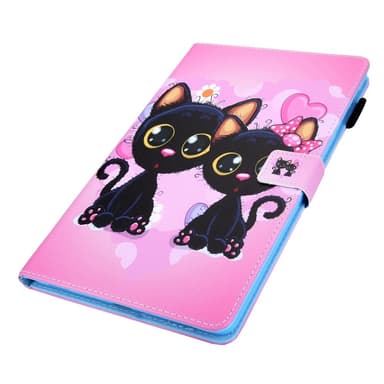 Samsung Galaxy Tab A9 Sammenleggbart Veske Kortholder - Katter