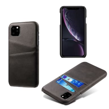 iPhone 11 Deksel med Kortspor - Svart