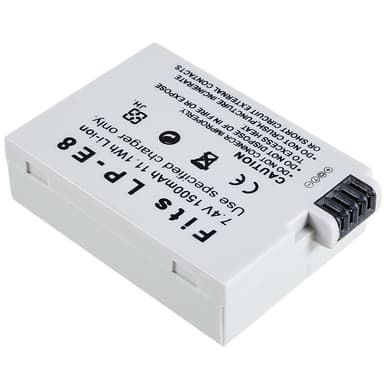 LP-E8 batteri til Canon EOS 550D/600D/650D/700D/60D osv