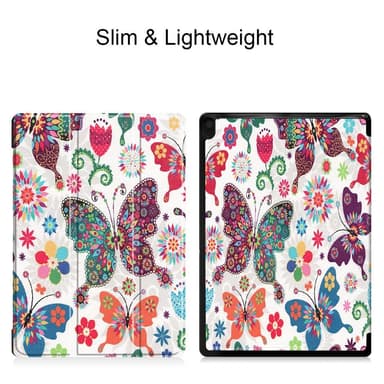 Trifoldbart deksel til Lenovo Tab E10 - Butterfly