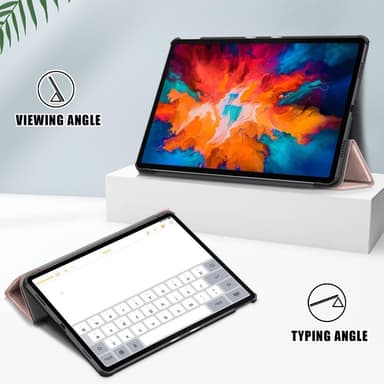 Trifoldbart deksel til Lenovo Tab P11 Pro TB-J706F - Rose Gull