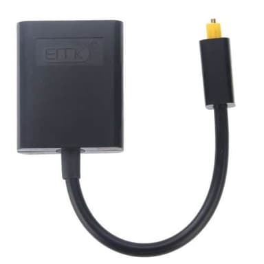 Toslink optisk splitter med doble utganger