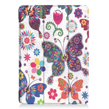 iPad 9.7"" (2017/2018) Trippeldeksel med smal passform - Sommerfugler