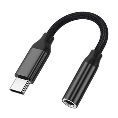 for f.eks. iPhone 15 USB-C hann til 3,5 mm kvinnelig AUX-hodetelefonadapter