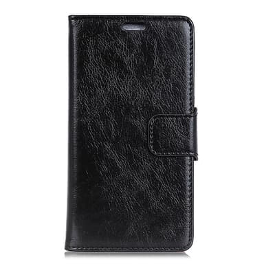 Nokia 6.1 Plus Lommebok-deksel Teksturert Split - Svart
