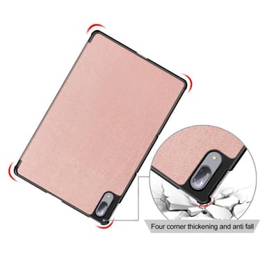 Trifoldbart deksel til Lenovo Tab P11 Pro TB-J706F - Rose Gull