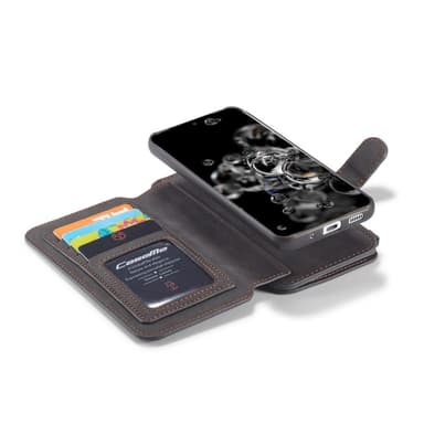 CASEME Samsung Galaxy S20 Plus Retro Lær Lommebok-deksel - Grå