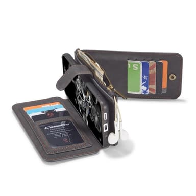 CASEME Samsung Galaxy S20 Plus Retro Lær Lommebok-deksel - Grå