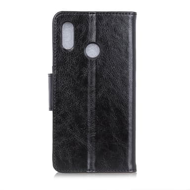 Samsung Galaxy A40 Lommebok-deksel Teksturert Split - Svart