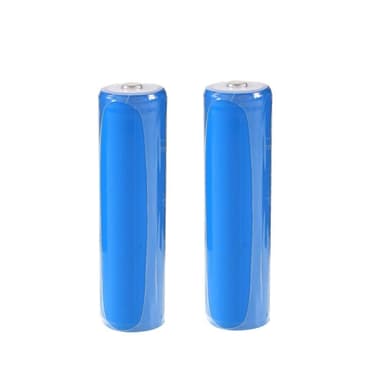 2stk 18650 oppladbart batteri 2200mAh 3.7V