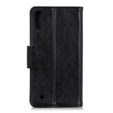 Samsung Galaxy A10 Lommebok-deksel Teksturert Split - Svart