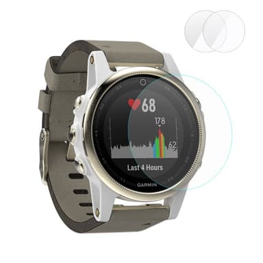 2 stk HAT PRINCE Garmin Fenix 5S herdet glass 0.2mm