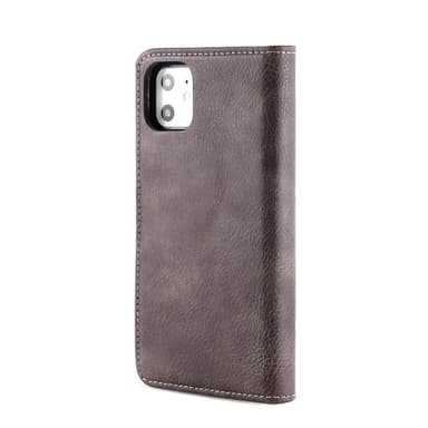 DG.MING iPhone 11 Split Lommebok-deksel i Lær - Kaffe