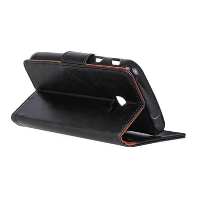 Samsung Galaxy Xcover 4s/4 Lommebok-deksel Teksturert Split - Svart