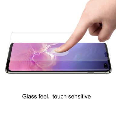 Samsung Galaxy S10+HAT PRINCE Skjermbeskytter Full Fingeravtrykk