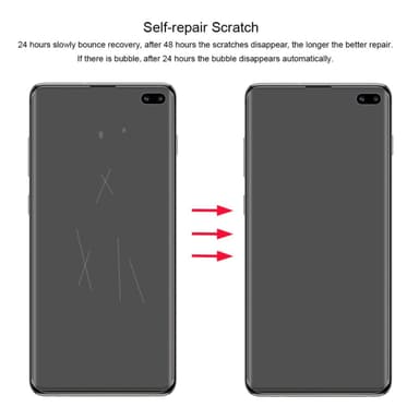 Samsung Galaxy S10+HAT PRINCE Skjermbeskytter Full Fingeravtrykk