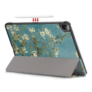 Apple iPad Pro 11 (2020) Trefoldelig Slim Fit Deksel - Ferskenblomst
