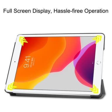 Apple iPad 10.2 2021/2020/2019 Slim Fit Trefoldelig Deksel - Grå