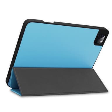 iPad Pro 11 2021 Slim Fit Trifoldbart Deksel - Lyseblå