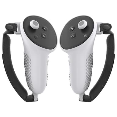 Meta Quest 3 Control Protection Silikonveske med Håndstropp - Hvit