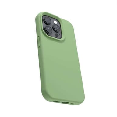 Etteri silikonetui for iPhone 16 Pro Max med hull for håndleddsstropp - lysegrønn