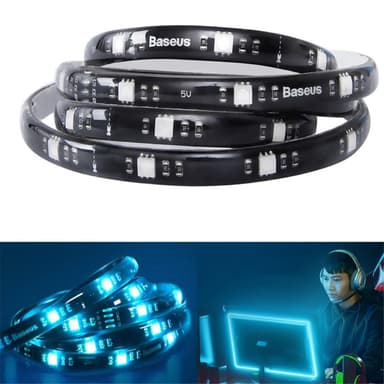 Baseus CW-YMS LED-stripe, RGB-stripeforlengelsespakke