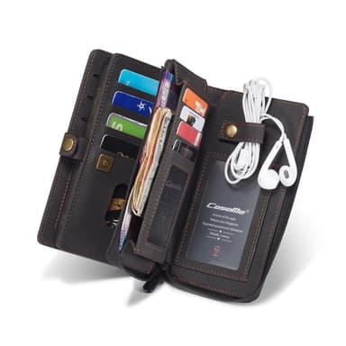 CASEME Samsung Galaxy S20 Plus Retro Lær Lommebok-deksel - Grå
