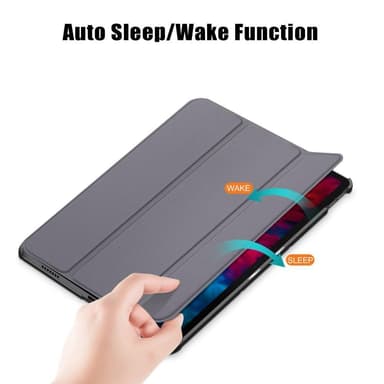 Tri-fold Veske til Lenovo Tab P11 Pro TB-J706F - Grå