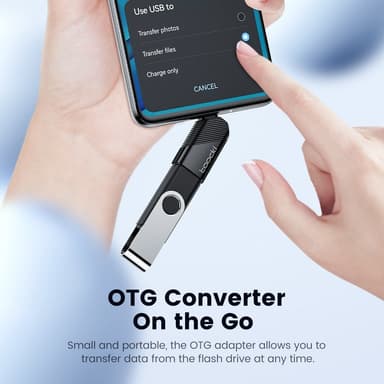 TOOCKI USB-C mann til USB 3.0 kvinnelig omformer 5 Gbps dataadapter