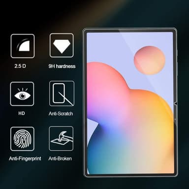 Samsung Galaxy Tab S7 Plus/S7 FE/Tab S8+ Herdet Glass 0,3mm 9H