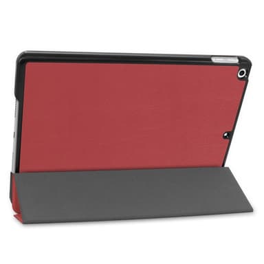 Apple iPad 10.2 2021/2020/2019 Slim Fit Trifoldbart Deksel - Vinrød